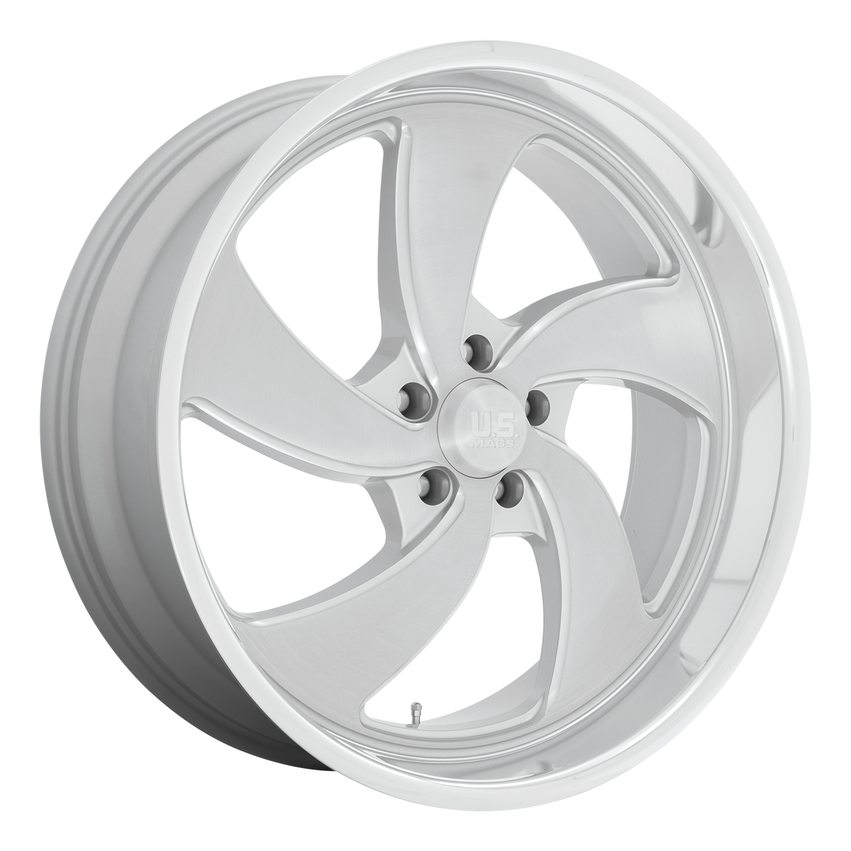 US Mag 1PC U134 DESPERADO – 24X10 – 5X120.65 – 5 mm – SILVER BRUSH FACE MILL DC-LIP