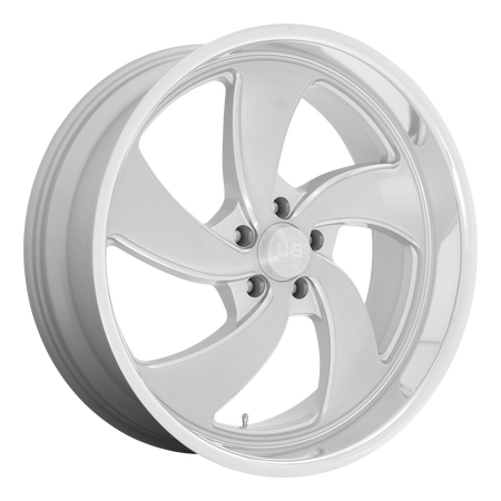 US Mag 1PC U134 DESPERADO – 24X10 – 5X120.65 – 5 mm – SILVER BRUSH FACE MILL DC-LIP