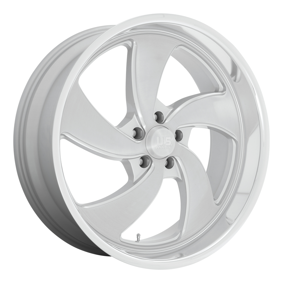 US Mag 1PC U134 DESPERADO – 22X9 – 6X139.7 – 25 mm – SILVER BRUSH FACE MILL DC-LIP