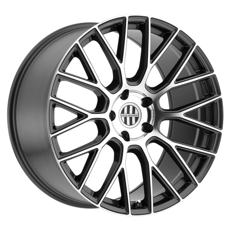 Victor Equipment STABIL – 19X11 – 5X130 – 55 mm – GUNMETAL W/ MIRROR CUT FACE