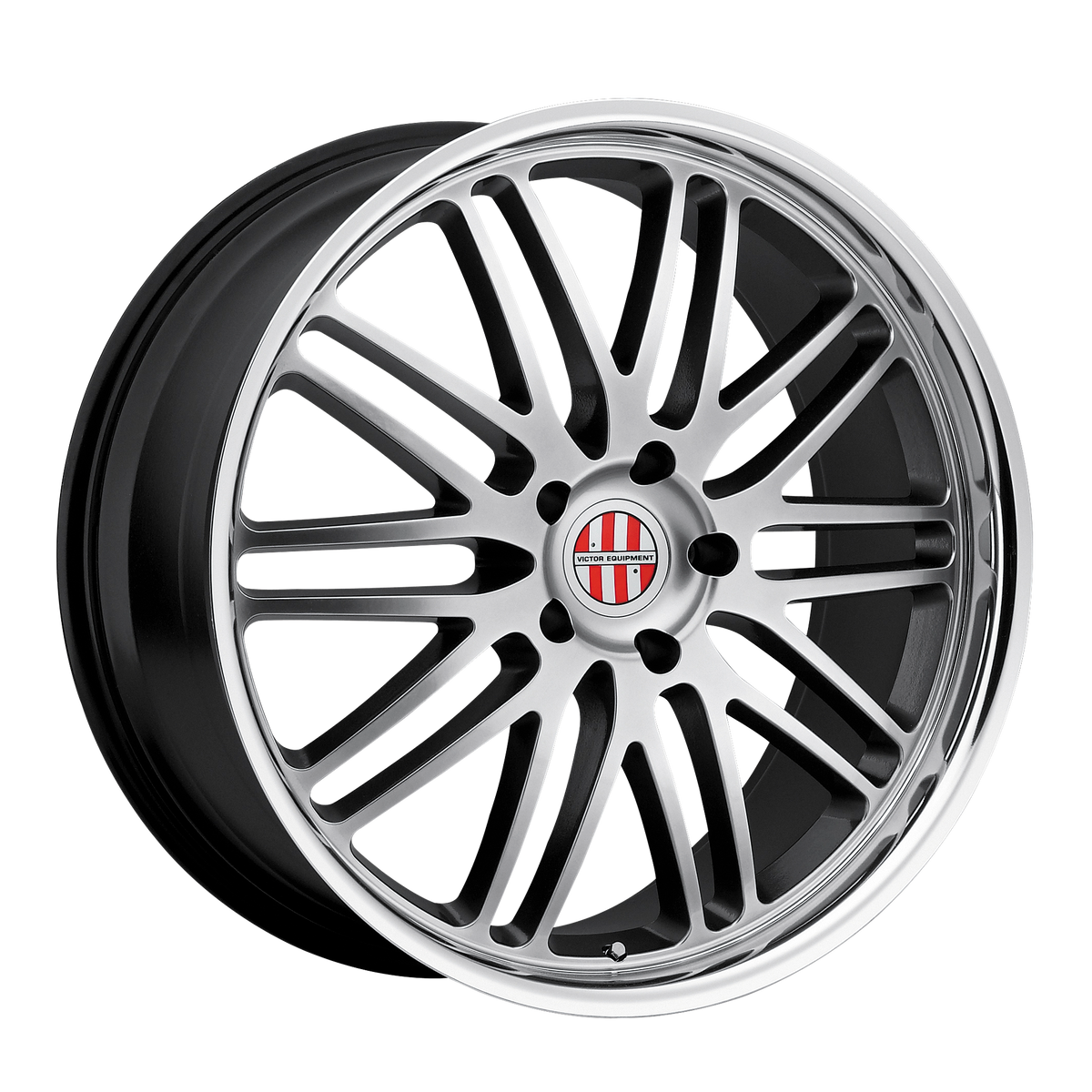 Victor Equipment LEMANS – 18X11 – 5X130 – 36 mm – HYPER SILVER W/ MIRROR CUT LIP
