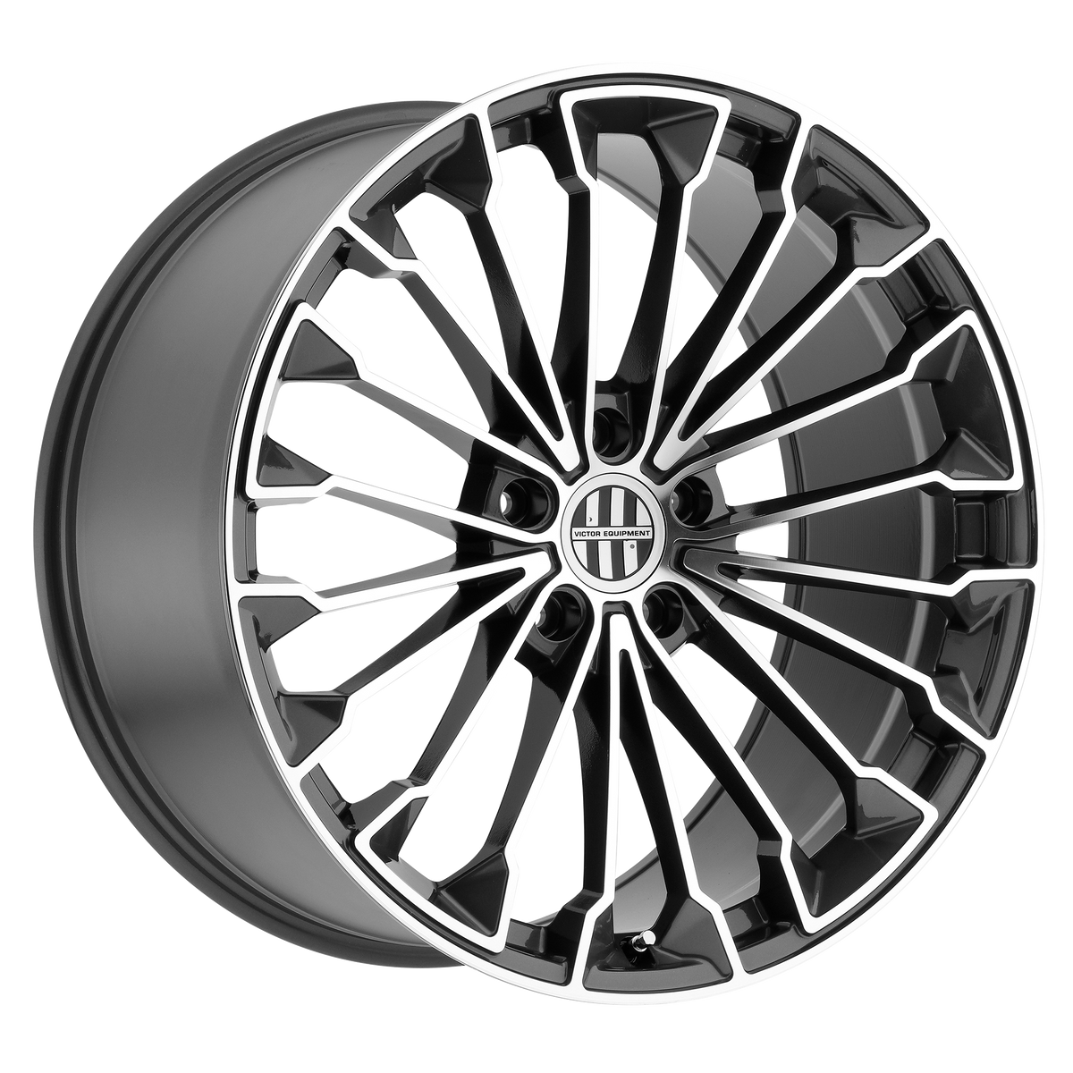 Victor Equipment WURTTEMBURG – 18X11 – 5X130 – 36 mm – GUNMETAL W/ MIRROR CUT FACE