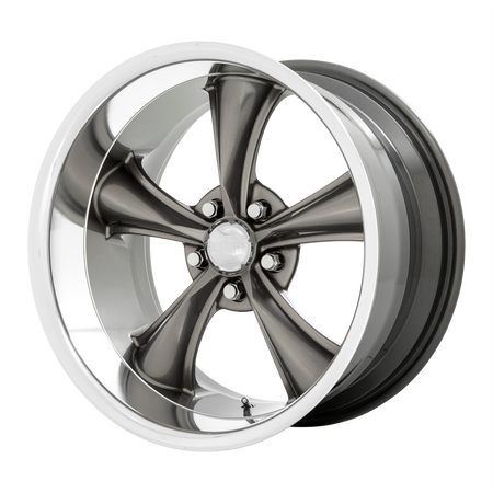 American Racing Vintage VN338 BOSS TT – 20X10 – 5X114.3 – 35 mm – GRAPHITE W/ DIAMOND CUT LIP