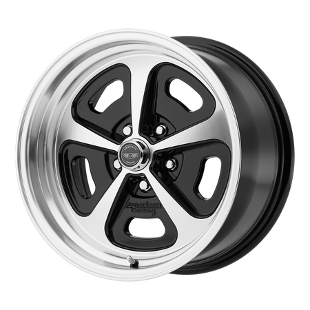American Racing Vintage VN501 500 MONO CAST – 17X7 – 5X114.3 – 0 mm – GLOSS BLACK MACHINED