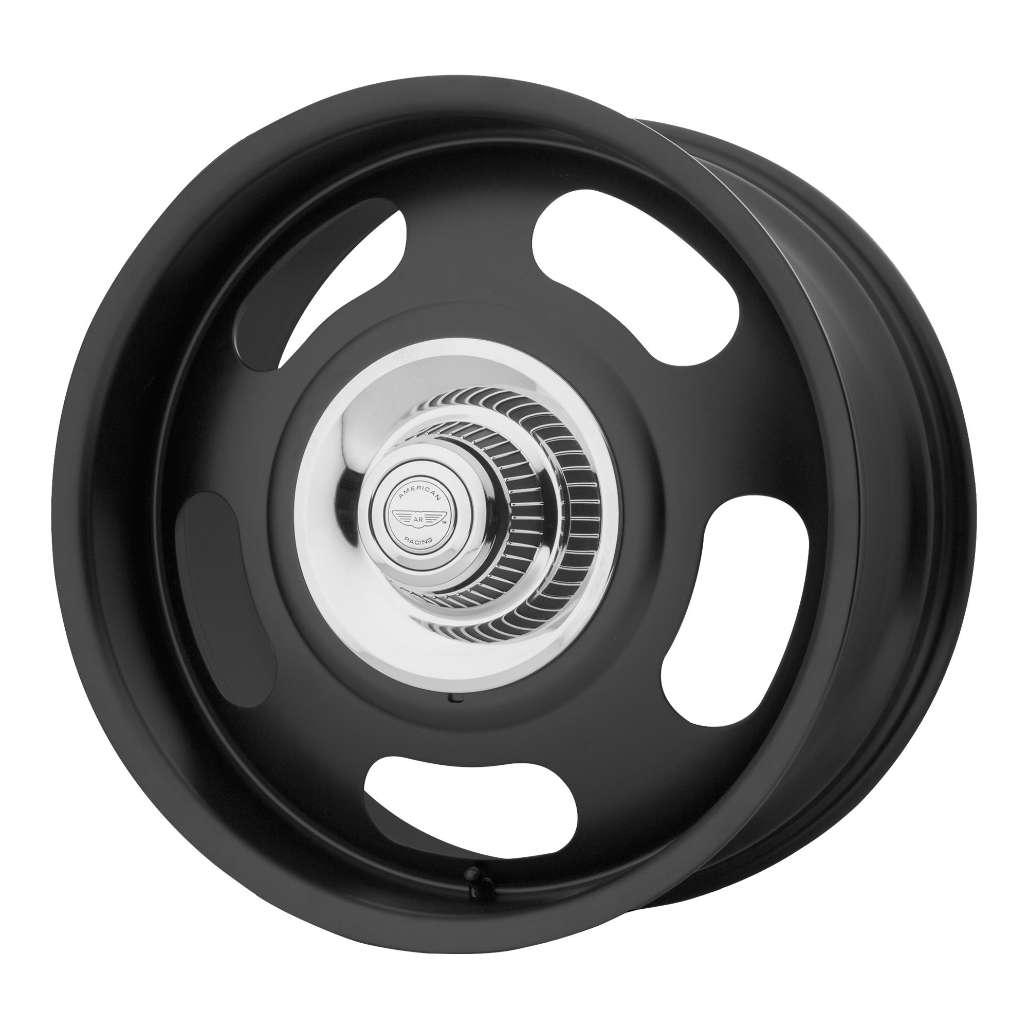 American Racing Vintage VN506 RALLY – 17X7 – BLANK – 0 mm – SATIN BLACK