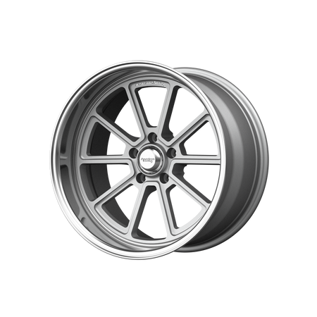American Racing Vintage VN510 DRAFT – 18X10 – 5X127 – 0 mm – VINTAGE SILVER W/ DIAMOND LIP