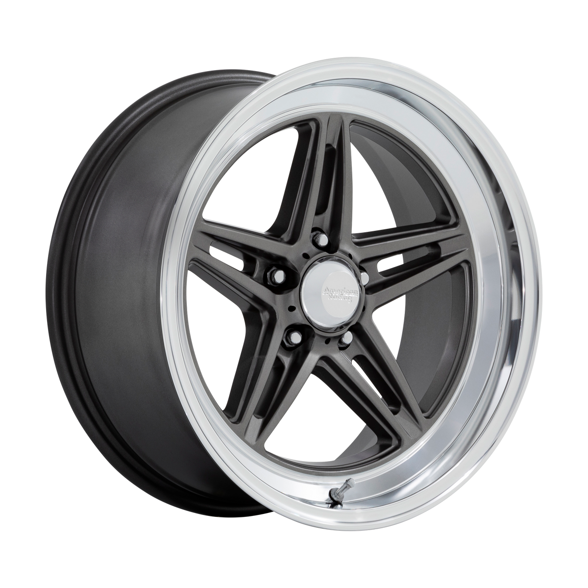 American Racing Vintage VN514 GROOVE – 20X10 – 5X127 – 6 mm – ANTHRACITE W/ DIAMOND CUT LIP