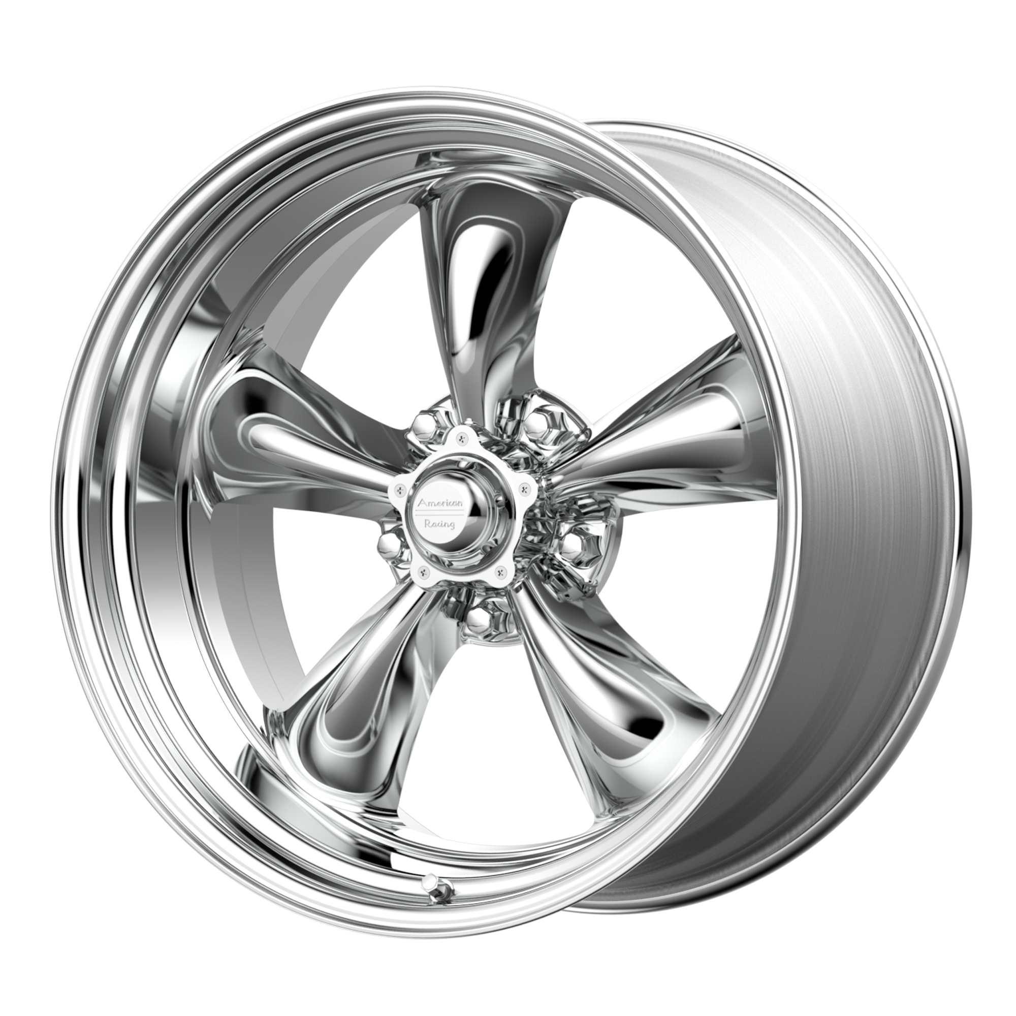 American Racing Vintage VN515 TORQ THRUST II 1 PC – 15X8 – 5X127 – -18 mm – POLISHED