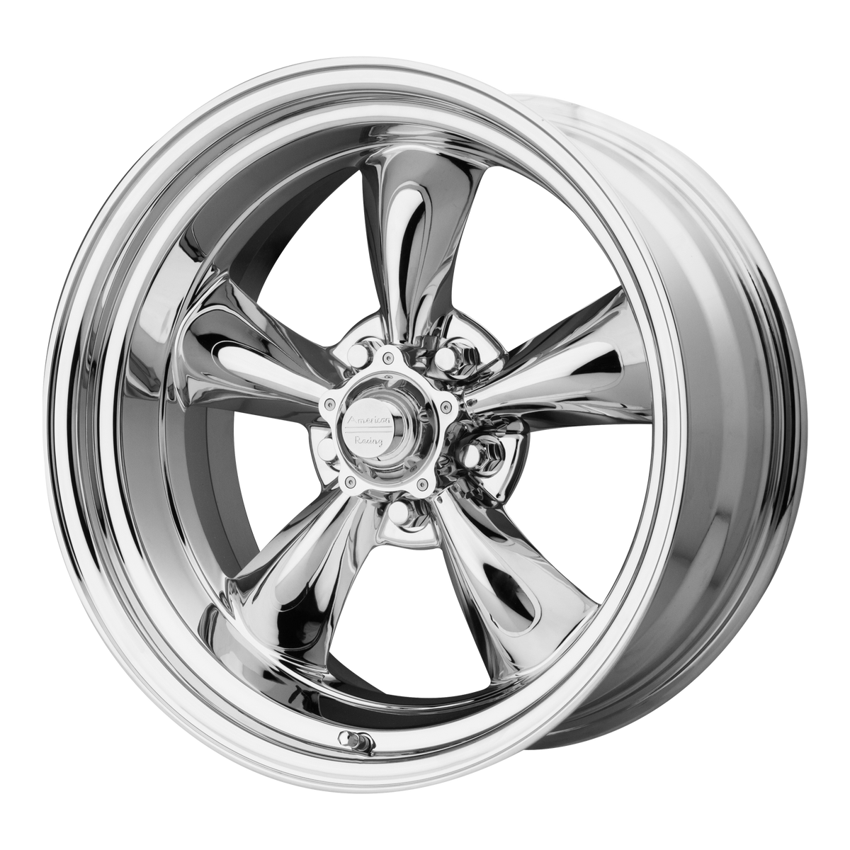 American Racing Vintage VN615 TORQ THRUST II 1 PC – 17X9.5 – 5X120.65 – 46 mm – CHROME