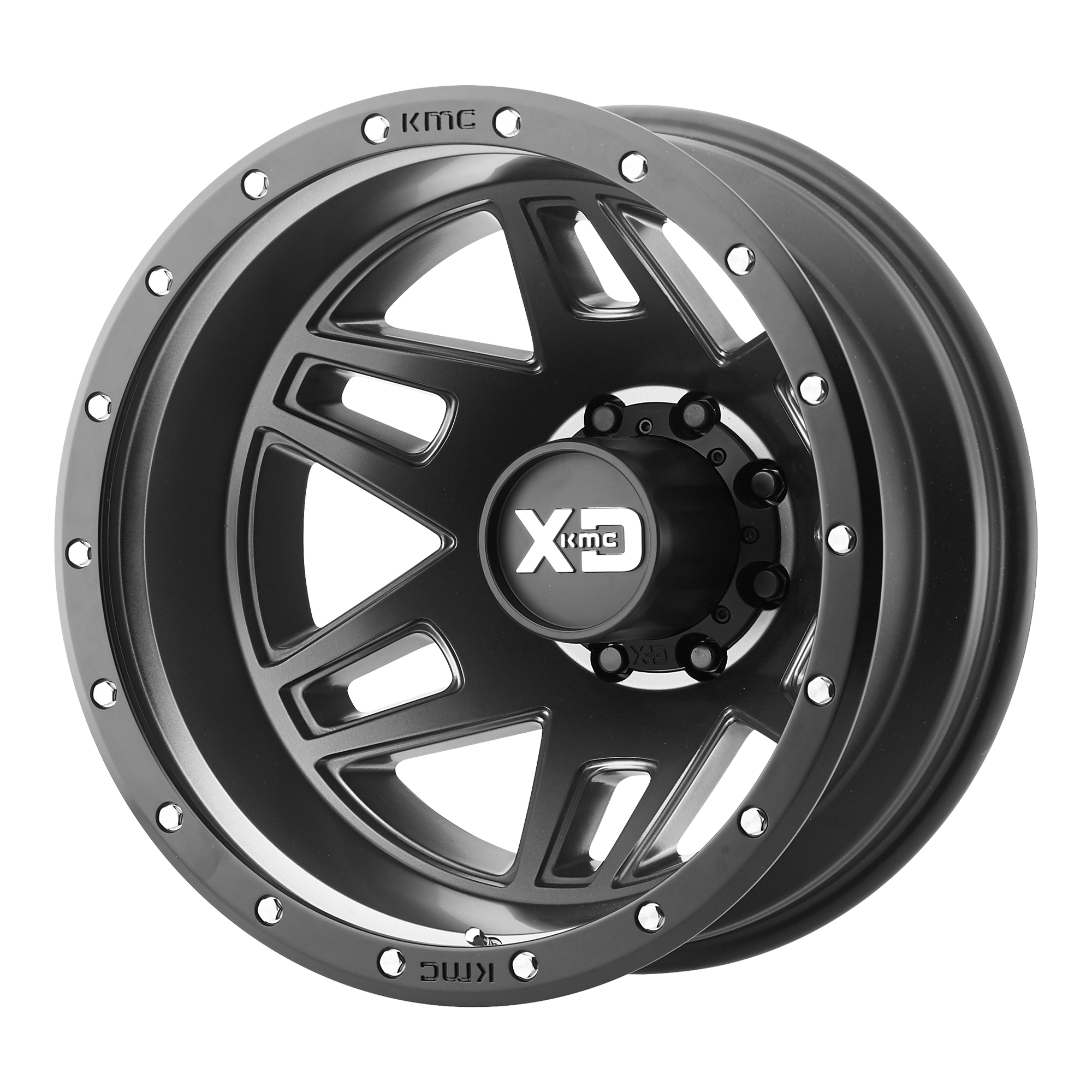 XD XD130 MACHETE DUALLY – 17X6.5 – 8X200 – -155 mm – SATIN BLACK