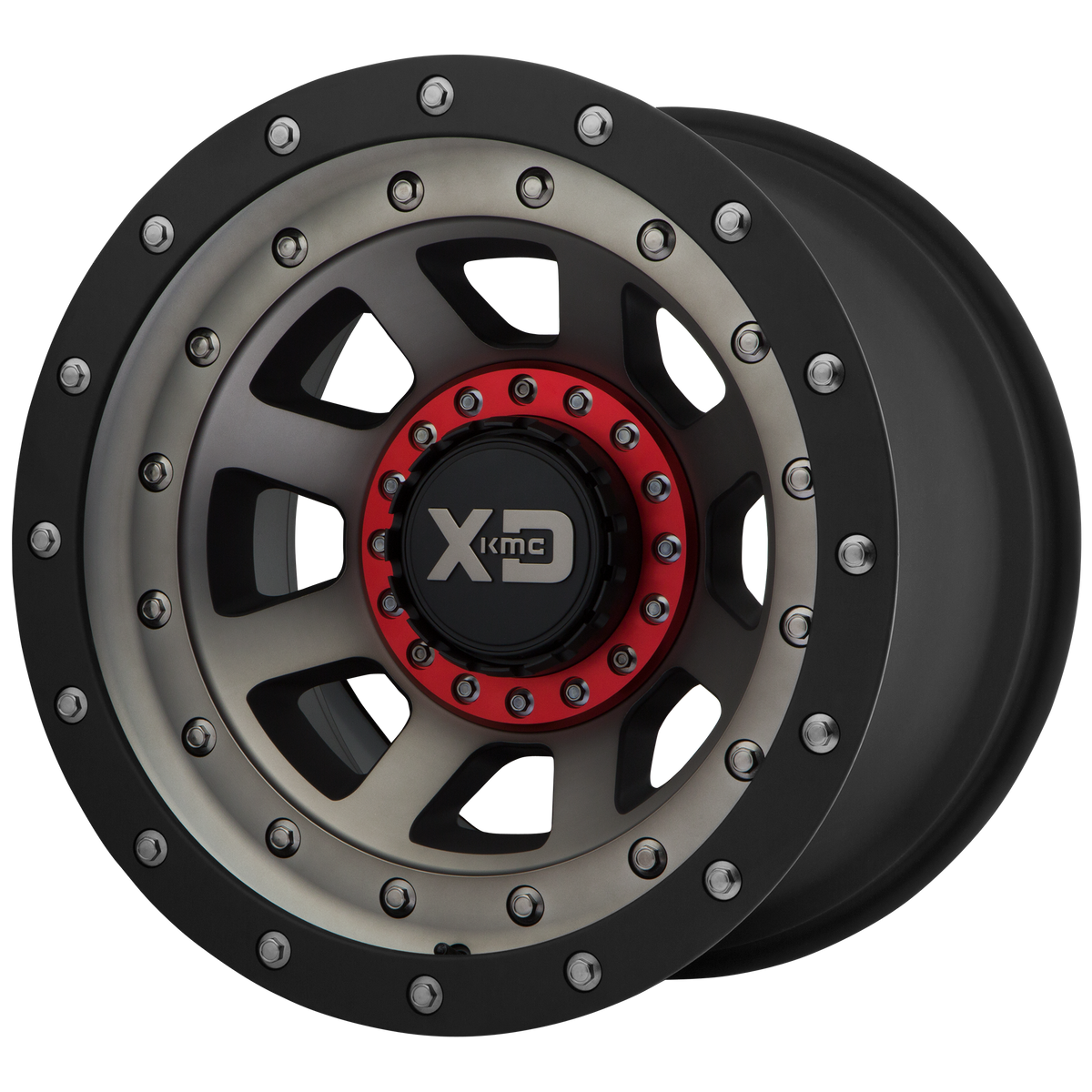 XD XD137 FMJ – 17X9 – 5X127/5X139.7 – -12 mm – SATIN BLACK W/ DARK TINT