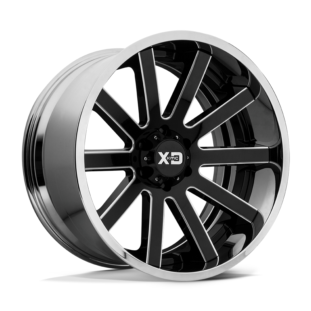 XD XD818 HEIST – 20X10 – 5X127 – -24 mm – GLOSS BLACK MILLED