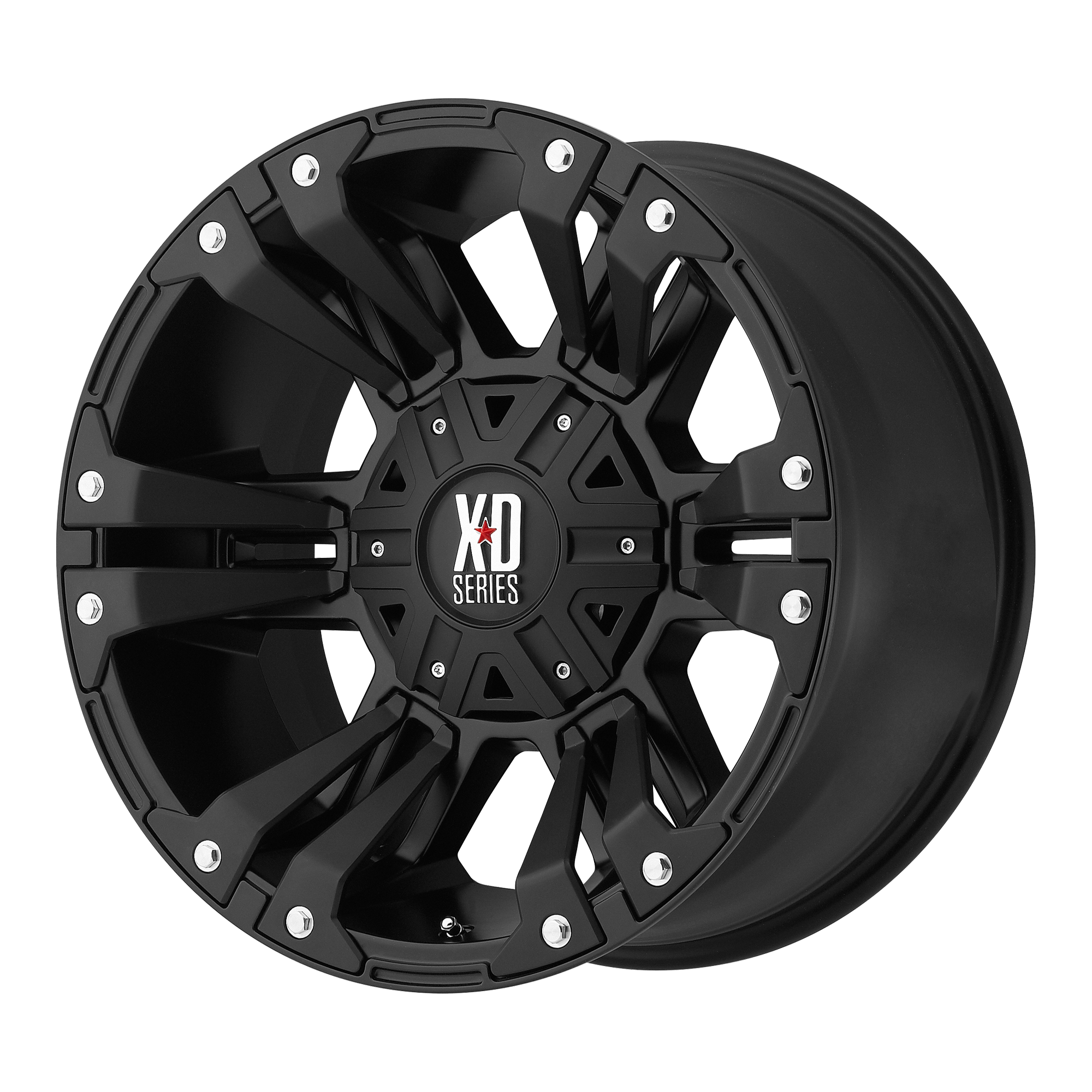 XD XD822 MONSTER II – 17X9 – 5X127 – -12 mm – MATTE BLACK