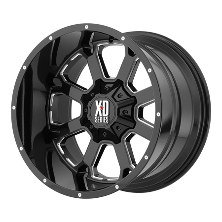 XD XD825 BUCK 25 – 20X9 – 5X139.7/5X150 – 0 mm – GLOSS BLACK MILLED