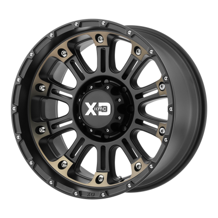 XD XD829 HOSS II – 20X9 – 6X139.7 – -12 mm – SATIN BLACK MACH W/ DARK TINT
