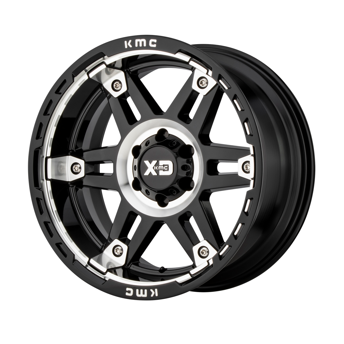 XD XD840 SPY II – 20X10 – 5X127 – -18 mm – GLOSS BLACK MACHINED