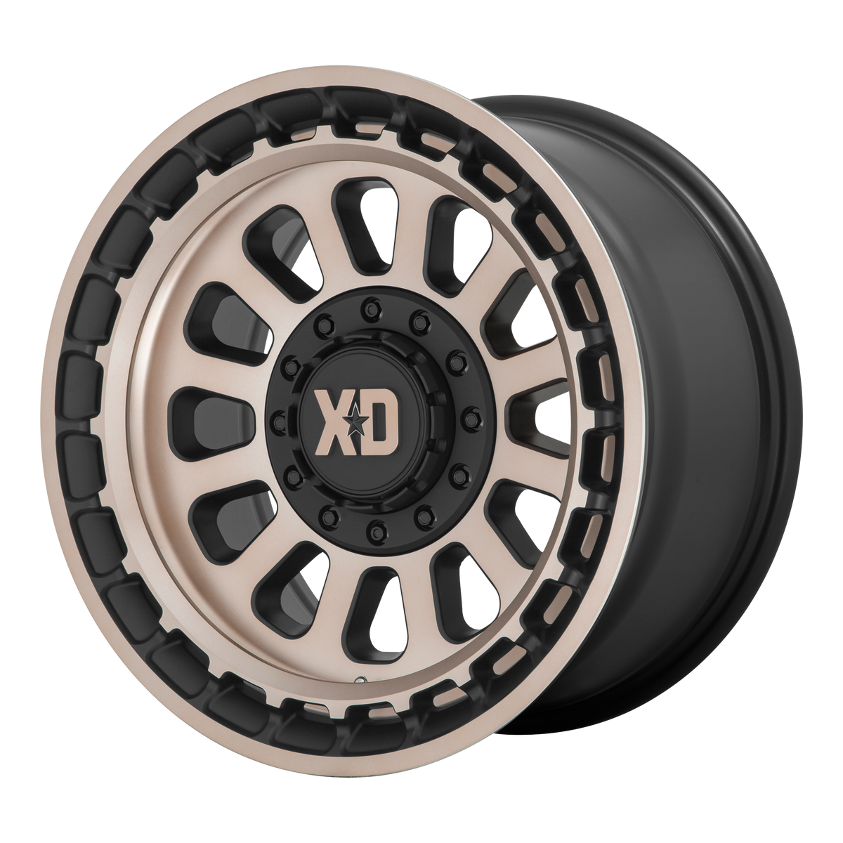 XD XD856 OMEGA – 17X9 – 5X127/5X139.7 – -12 mm – SATIN BLACK W/ BRONZE TINT