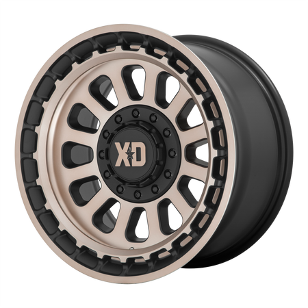 XD XD856 OMEGA – 17X9 – 5X127/5X139.7 – -12 mm – SATIN BLACK W/ BRONZE TINT