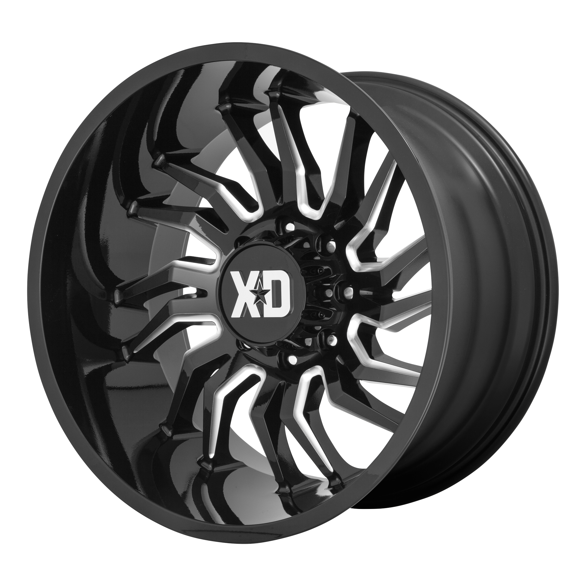 XD XD858 TENSION – 22X10 – 6X139.7 – -18 mm – GLOSS BLACK MILLED