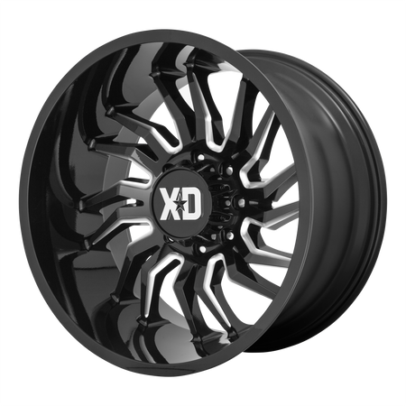 XD XD858 TENSION – 22X10 – 6X139.7 – -18 mm – GLOSS BLACK MILLED