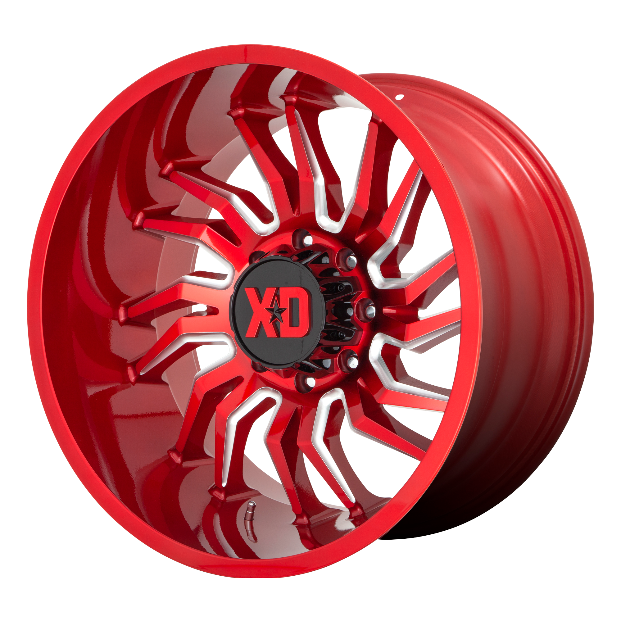 XD XD858 TENSION – 22X10 – 6X139.7 – -18 mm – CANDY RED MILLED
