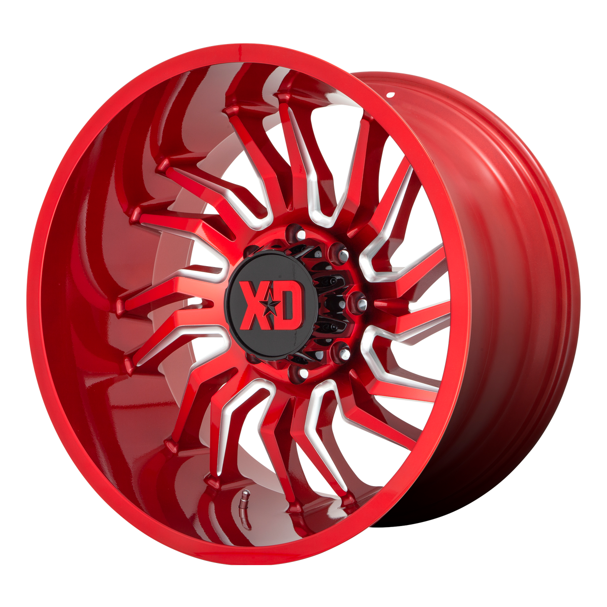 XD XD858 TENSION – 22X12 – 8X165.1 – -44 mm – CANDY RED MILLED