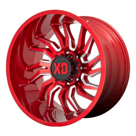XD XD858 TENSION – 22X12 – 8X165.1 – -44 mm – CANDY RED MILLED