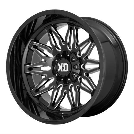 XD XD859 GUNNER – 20X10 – 6X135/6X139.7 – -18 mm – GLOSS BLACK MILLED