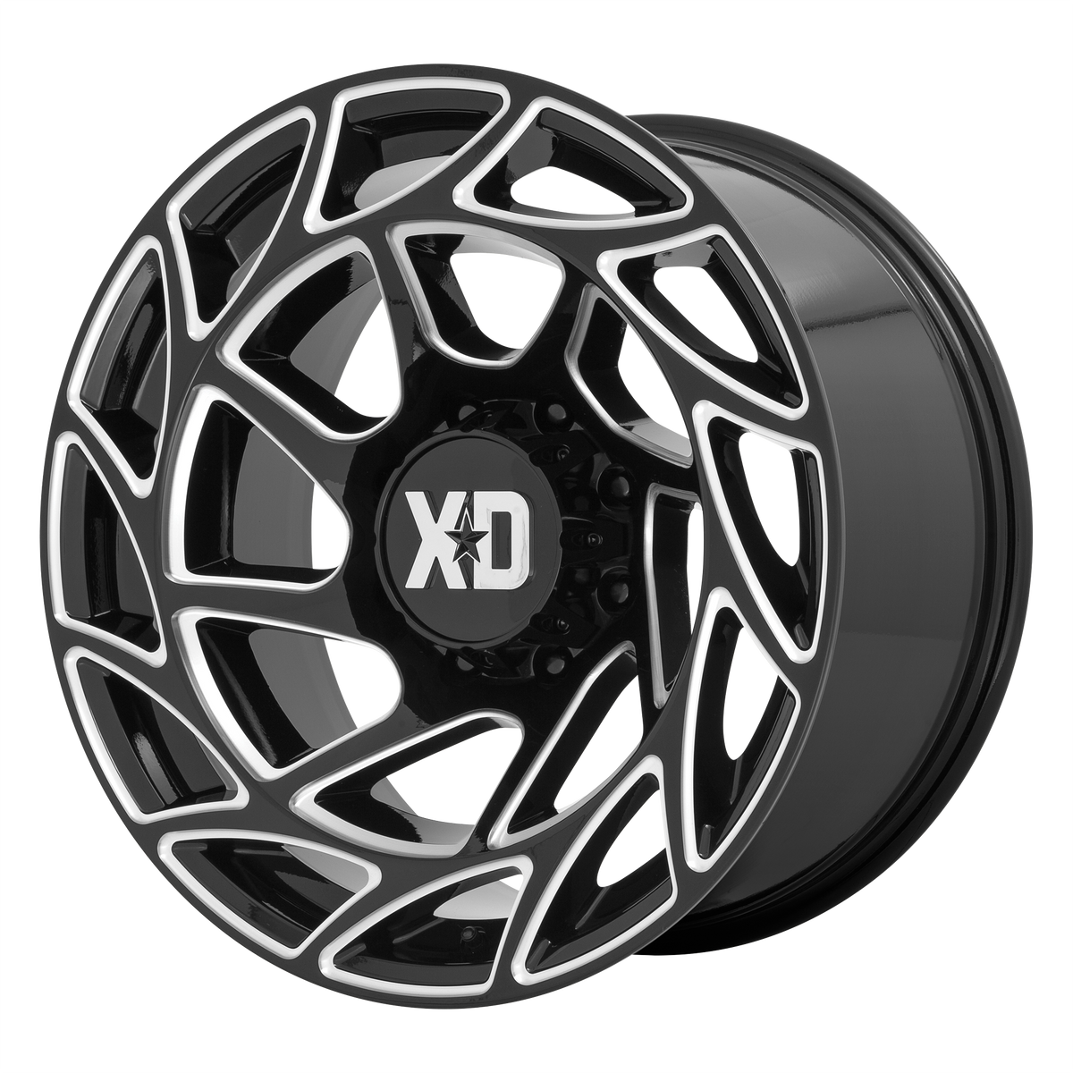 XD XD860 ONSLAUGHT – 20X9 – 8X165.1 – 0 mm – GLOSS BLACK MILLED