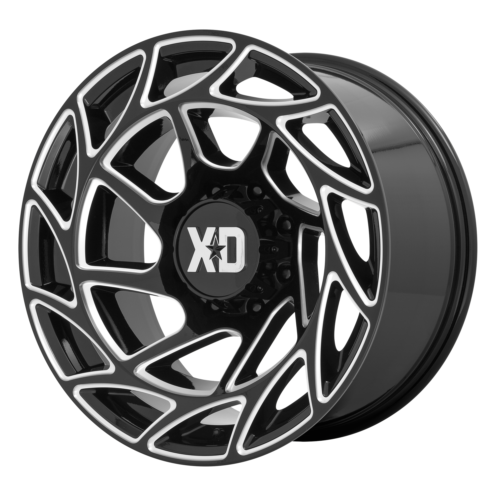 XD XD860 ONSLAUGHT – 20X9 – 8X165.1 – 0 mm – GLOSS BLACK MILLED