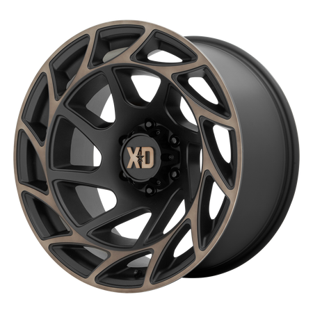 XD XD860 ONSLAUGHT – 20X12 – 6X135 – -44 mm – SATIN BLACK W/ BRONZE TINT