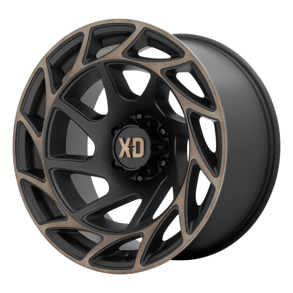 XD XD860 ONSLAUGHT – 20X12 – 6X135 – -44 mm – SATIN BLACK W/ BRONZE TINT