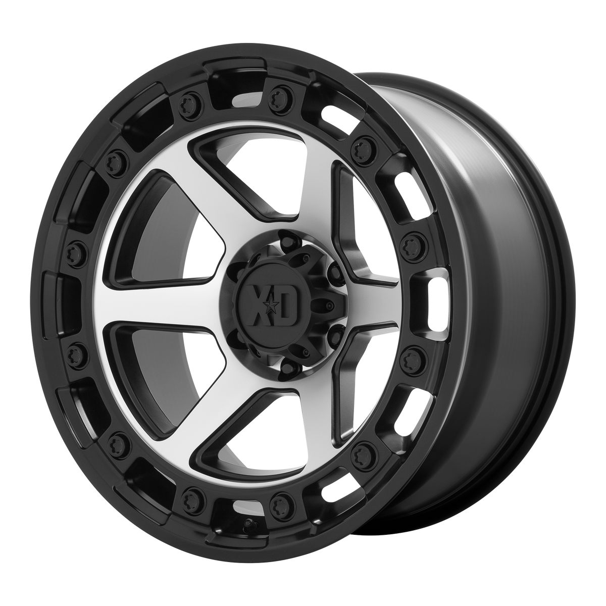 XD XD862 RAID – 17X9 – 5X127 – 0 mm – SATIN BLACK MACHINED