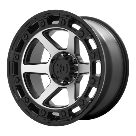 XD XD862 RAID – 17X9 – 5X127 – 0 mm – SATIN BLACK MACHINED