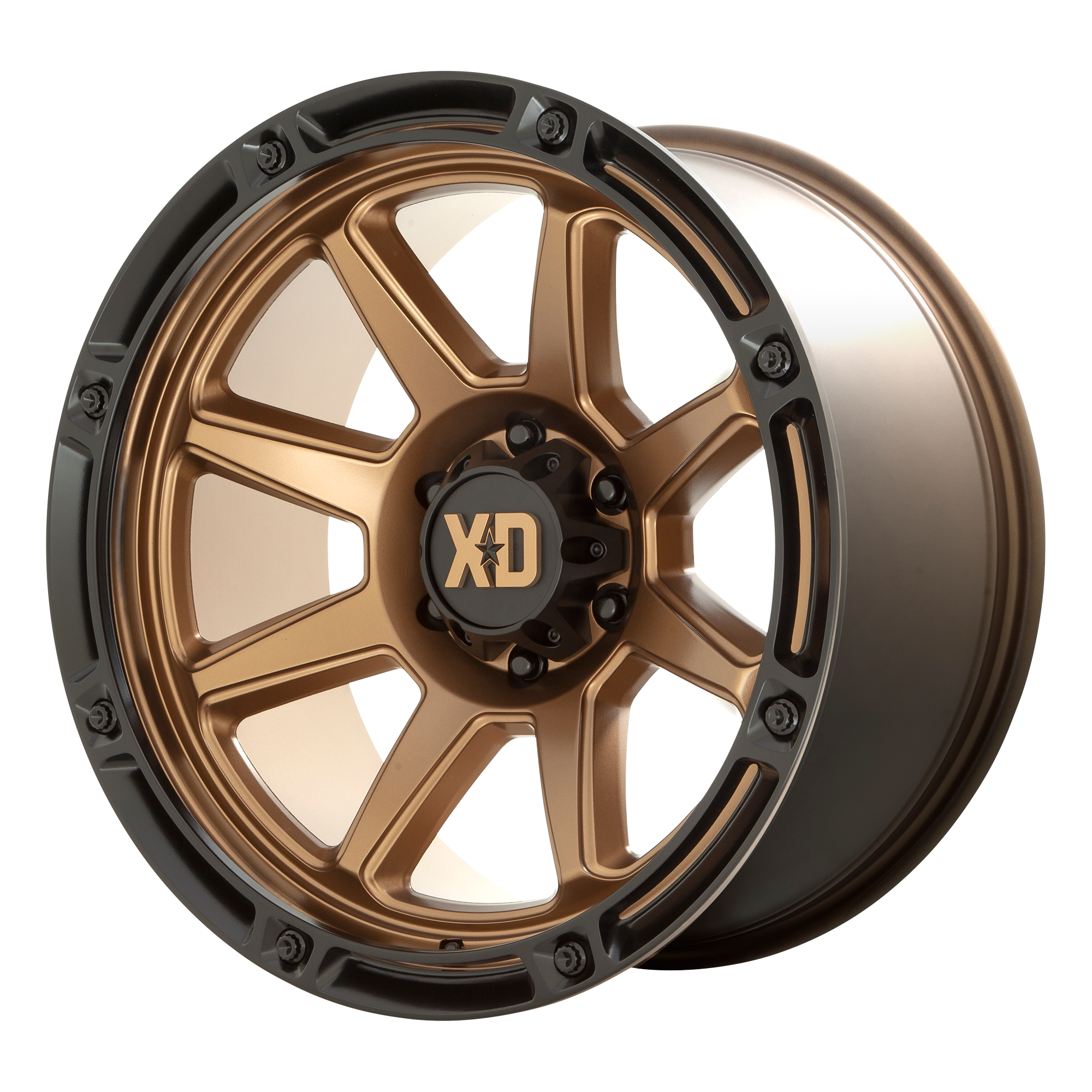 XD XD863 – 20X10 – 8X170 – -18 mm – MATTE BRONZE W/ BLACK LIP