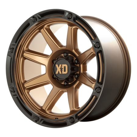 XD XD863 – 20X10 – 8X170 – -18 mm – MATTE BRONZE W/ BLACK LIP