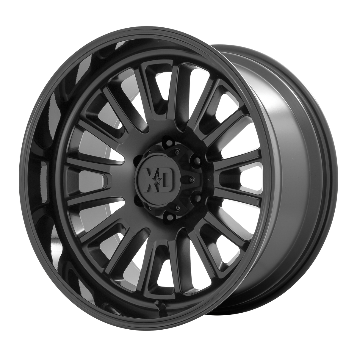 XD XD864 ROVER – 22X10 – 5X127 – -18 mm – SATIN BLACK W/ GLOSS BLACK LIP