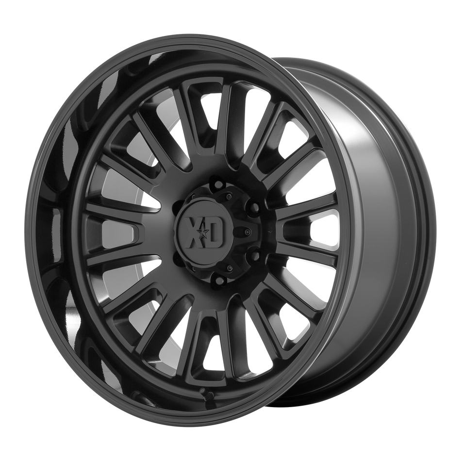 XD XD864 ROVER – 22X10 – 5X127 – -18 mm – SATIN BLACK W/ GLOSS BLACK LIP