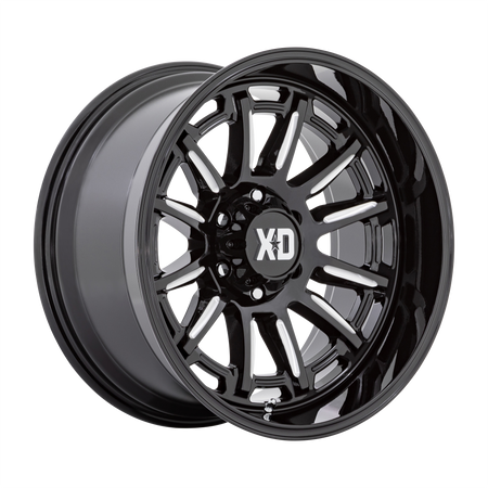 XD XD865 PHOENIX – 20X10 – 5X127 – -18 mm – GLOSS BLACK MILLED