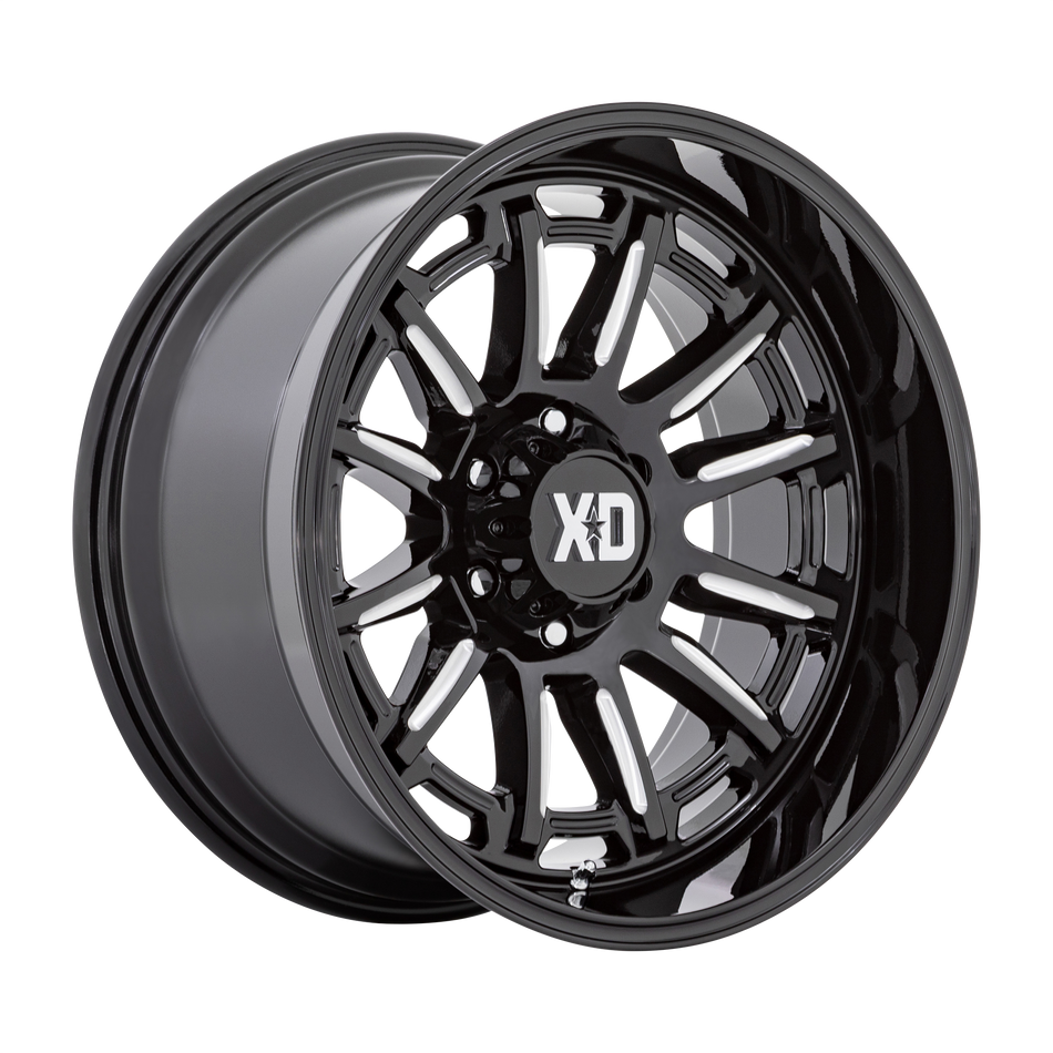 XD XD865 PHOENIX – 20X10 – 5X127 – -18 mm – GLOSS BLACK MILLED