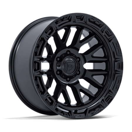 Fuel 1PC FC890 RAIL – 20X9 – 6X139.7 – 1 mm – MATTE BLACK W/ GLOSS BLACK LIP