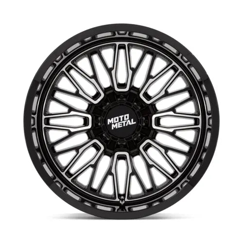 Moto Metal MO809 20X10 8X180 G - BLK - MACH - 18MM - JB Performance