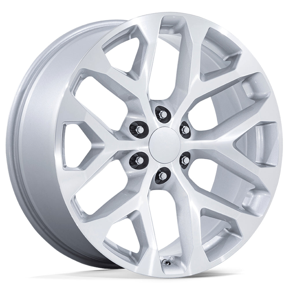 Performance Replicas PR177 – 24X10 – 6X139.7 – 24 mm – SILVER MACHINED