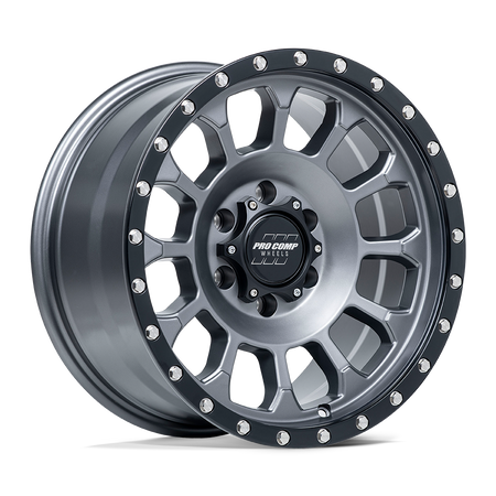 Pro Comp Alloys PA34 ROCKWELL – 17X8.5 – 5X127 – 0 mm – MATTE GRAPHITE W/ BLACK LIP