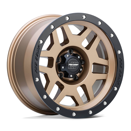 Pro Comp Alloys PA41 PHASER – 17X9 – 6X139.7 – -6 mm – MATTE BRONZE W/ BLACK LIP