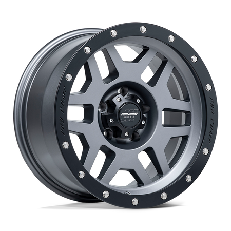 Pro Comp Alloys PA41 PHASER – 17X9 – 5X127 – -6 mm – MATTE GRAPHITE W/ BLACK LIP