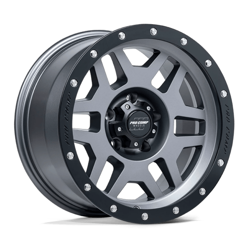 Pro Comp Alloys PA41 PHASER – 17X9 – 5X127 – -6 mm – MATTE GRAPHITE W/ BLACK LIP