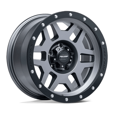 Pro Comp Alloys PA41 PHASER – 17X9 – 5X127 – -6 mm – MATTE GRAPHITE W/ BLACK LIP