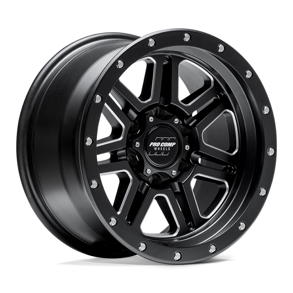 Pro Comp Alloys PA62 APEX – 17X9 – 6X139.7 – -6 mm – SATIN BLACK MILLED