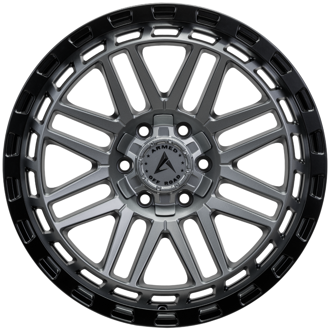 ARMED OFF-ROAD TANK 108.1 20x9 6x135|6x139.7 12 MATTE BLACK + GUNMETAL FACE